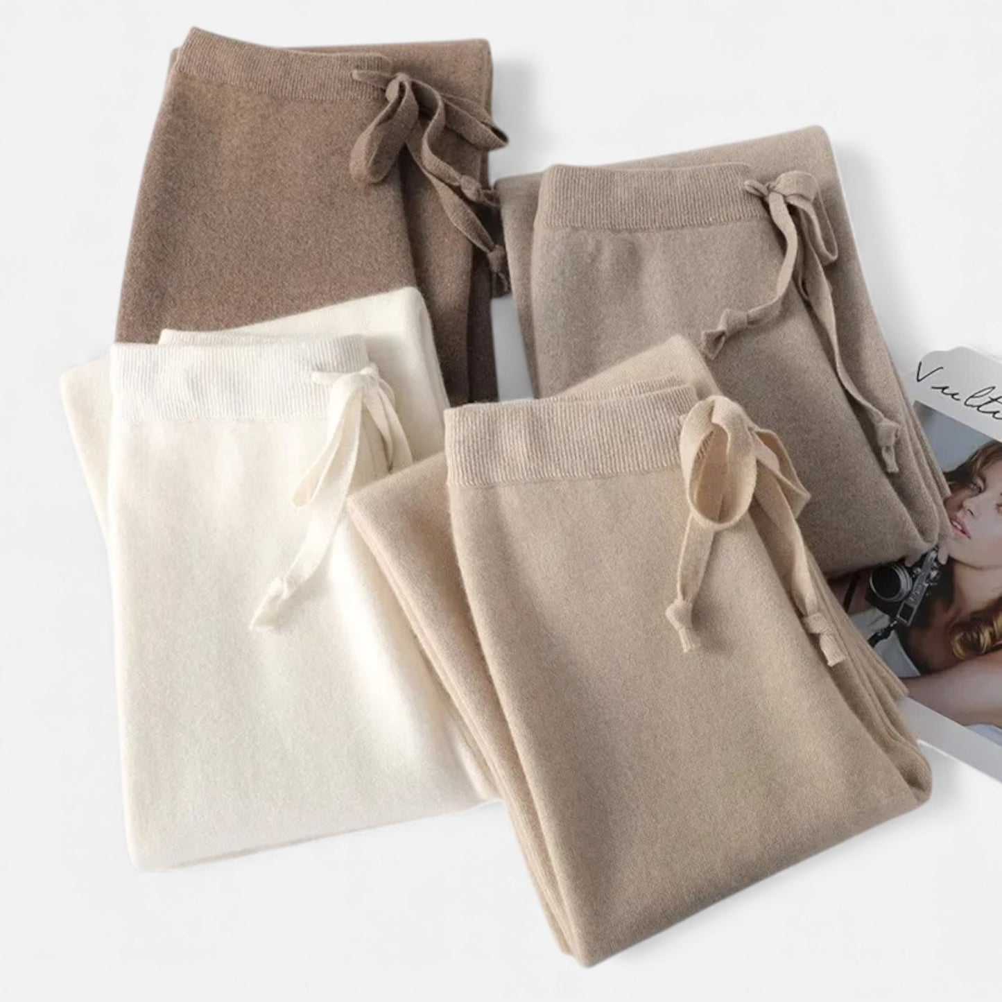 Morani | Women’s Heritage Knit Palazzo Trousers