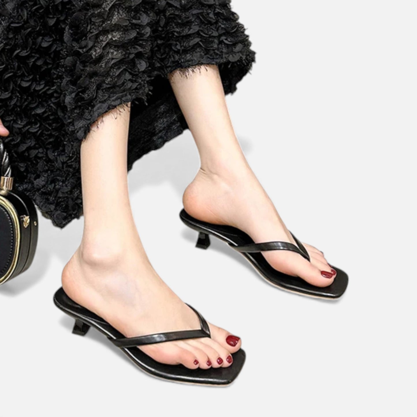 Morani | Women’s Leather Clip-Toe Slides