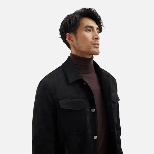 Morani | Men’s Polo‑Collar Shirt‑Jacket (Heritage Cotton)