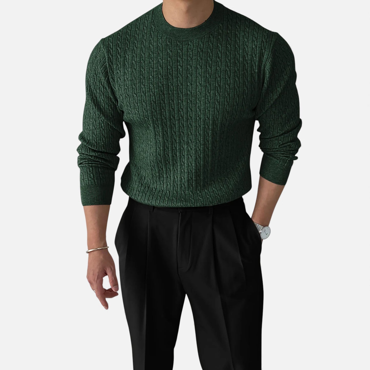 Morani | Men’s Heritage Ribbed Turtleneck Sweater