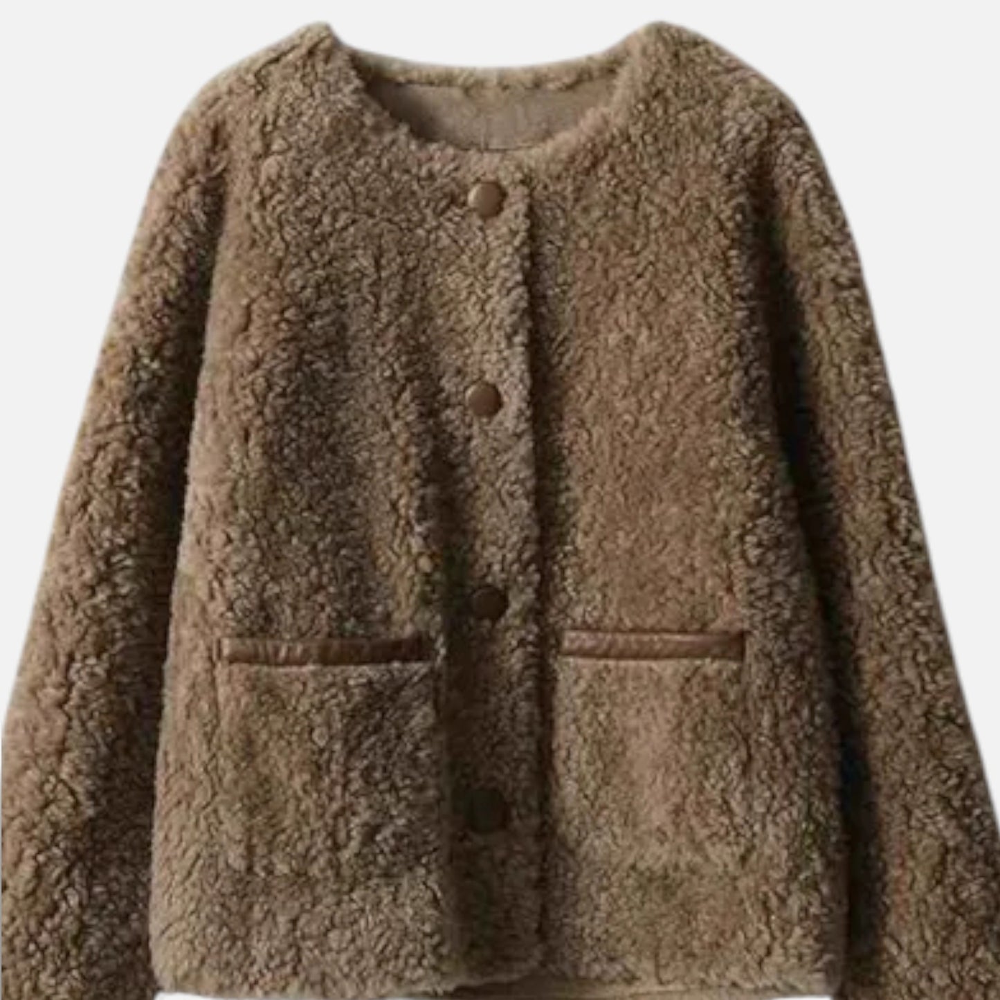 Morani | Women’s Granular Lamb-Wool Fleece Coat