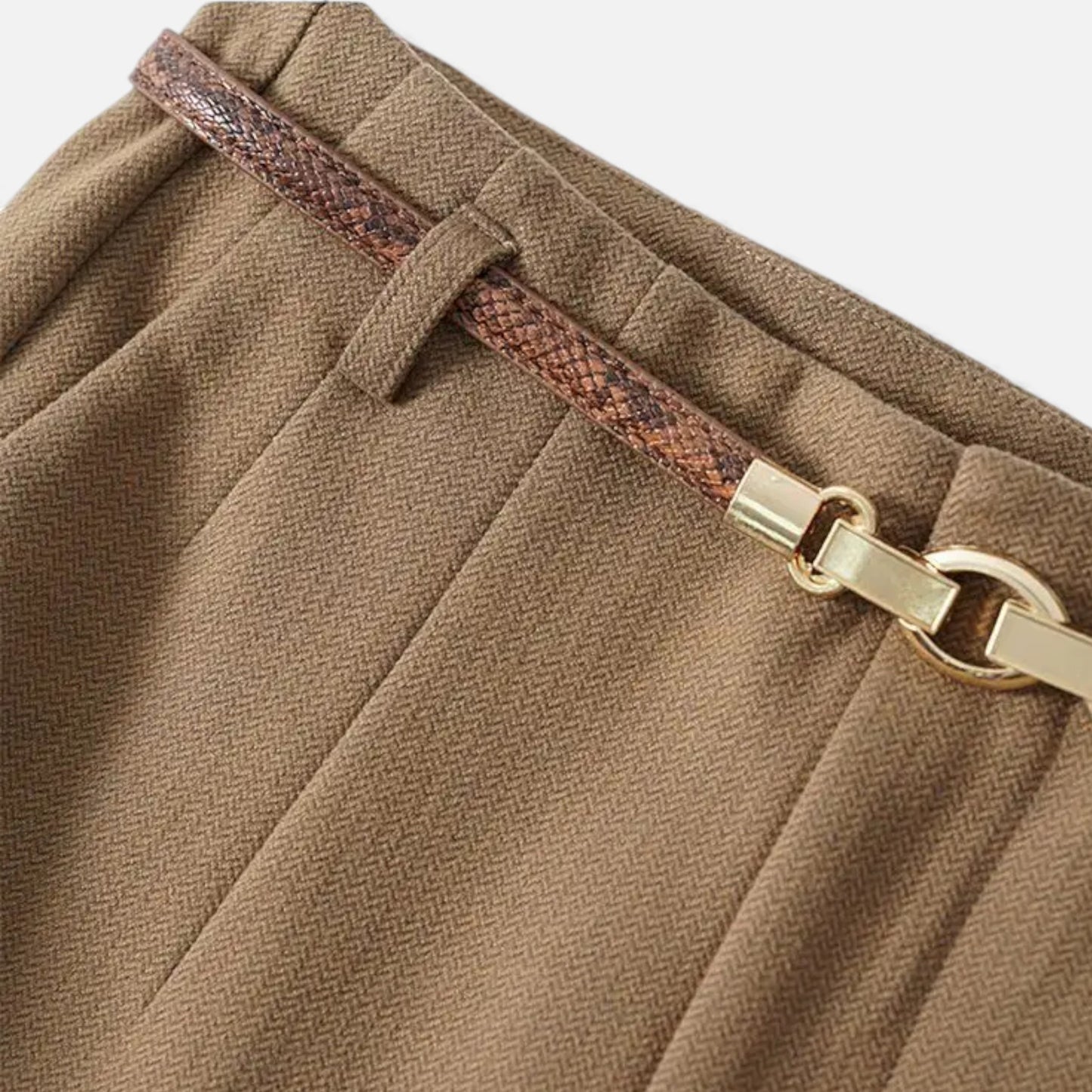 Morani | Women’s Wool Wide-Leg Trousers