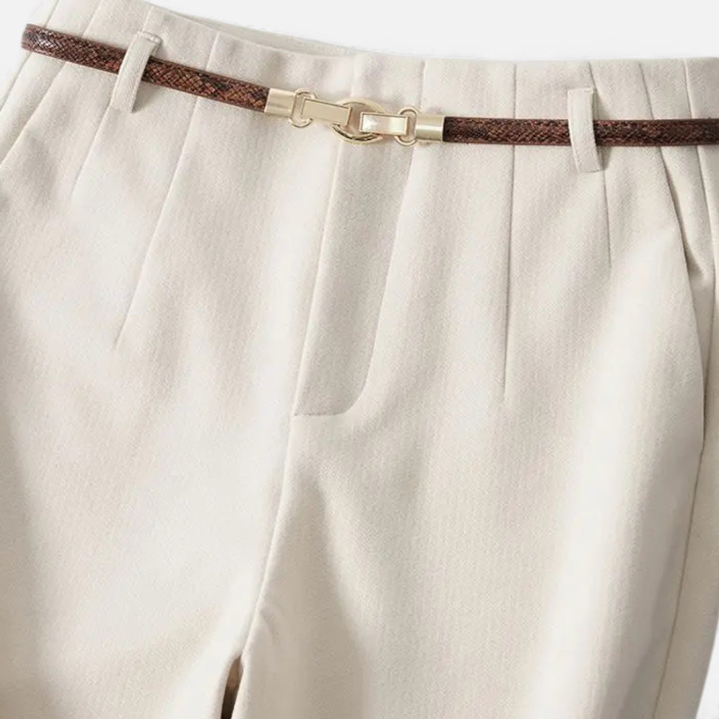 Morani | Women’s Wool Wide-Leg Trousers