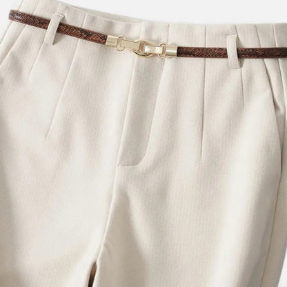 Morani | Women’s Wool Wide-Leg Trousers