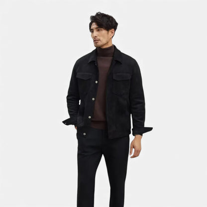 Morani | Men’s Polo‑Collar Shirt‑Jacket (Heritage Cotton)