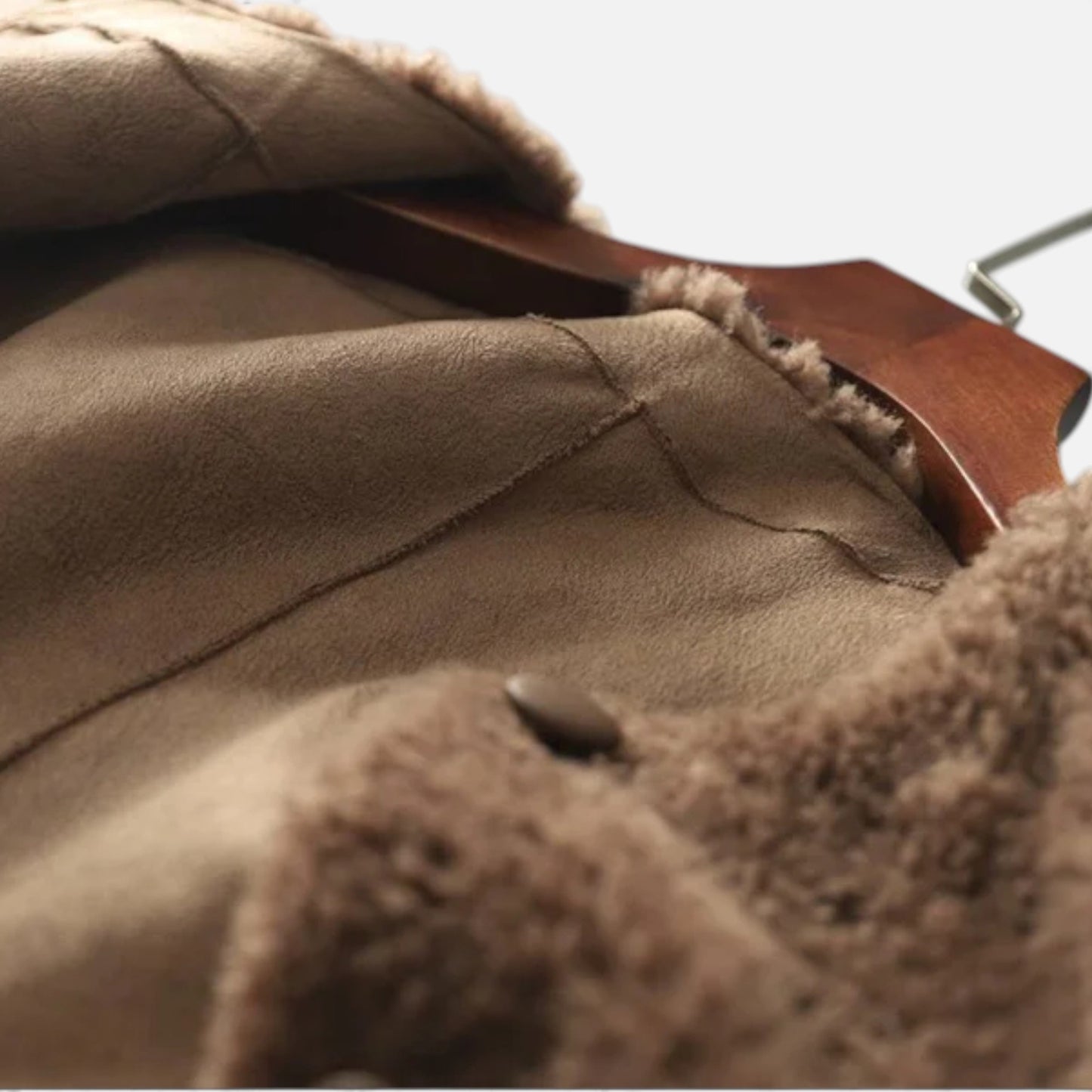 Morani | Women’s Granular Lamb-Wool Fleece Coat