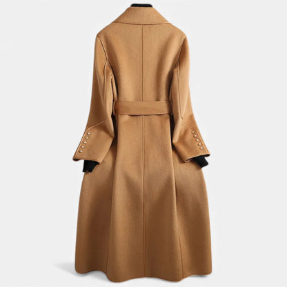 Morani | Women’s Wool-Blend Mid-Length Over-Coat – Ivy League Elegance