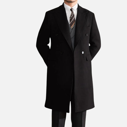 Morani | Men’s Double‑Breasted Mid‑Length Thermal Coat