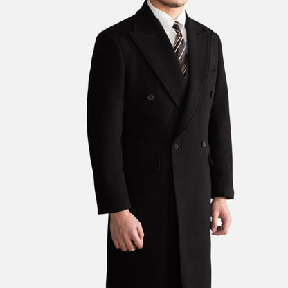 Morani | Men’s Double‑Breasted Mid‑Length Thermal Coat