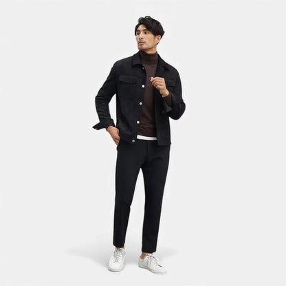 Morani | Men’s Polo‑Collar Shirt‑Jacket (Heritage Cotton)