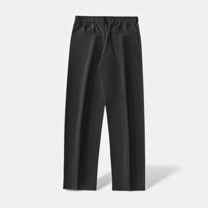 Morani | Men’s Silk-Touch Draped Trousers