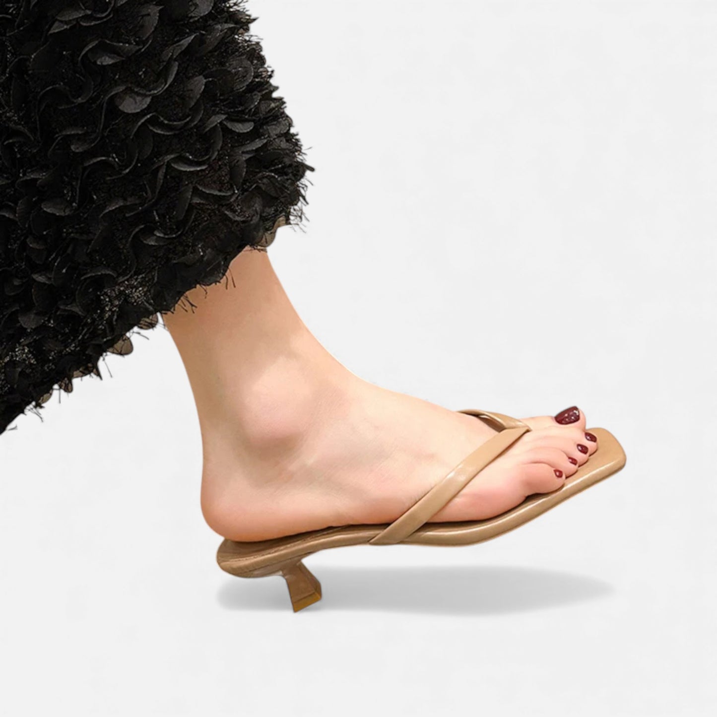 Morani | Women’s Leather Clip-Toe Slides