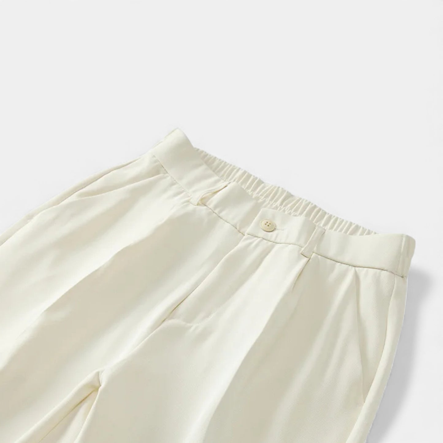 Morani | Men’s Silk-Touch Draped Trousers