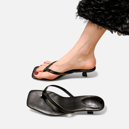 Morani | Women’s Leather Clip-Toe Slides