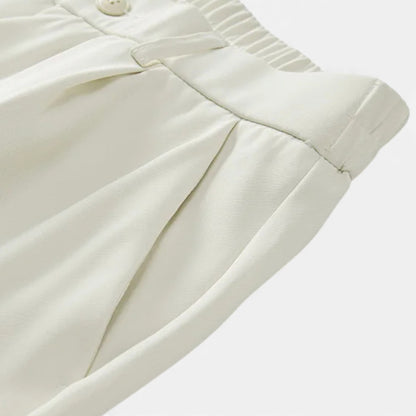 Morani | Men’s Silk-Touch Draped Trousers