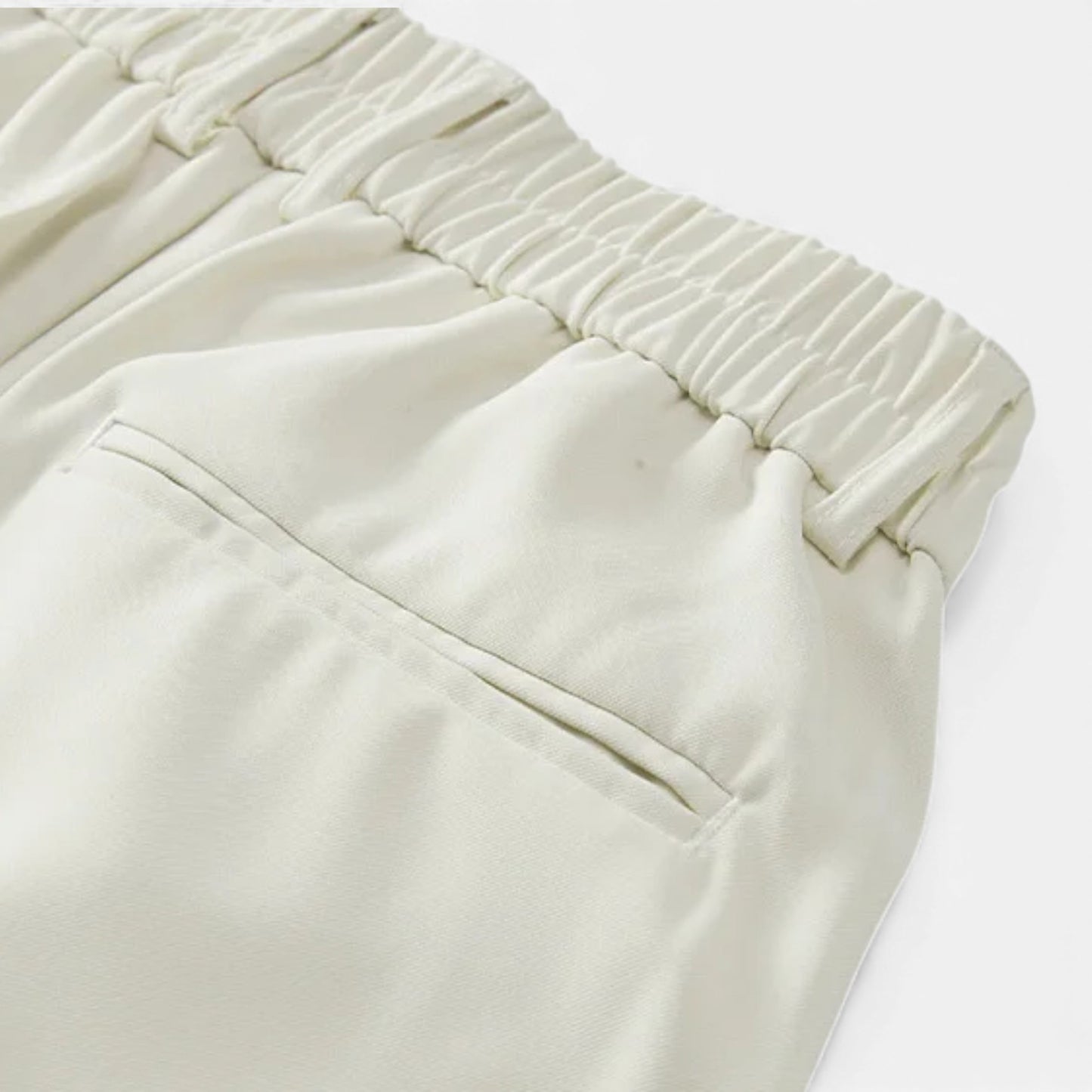 Morani | Men’s Silk-Touch Draped Trousers