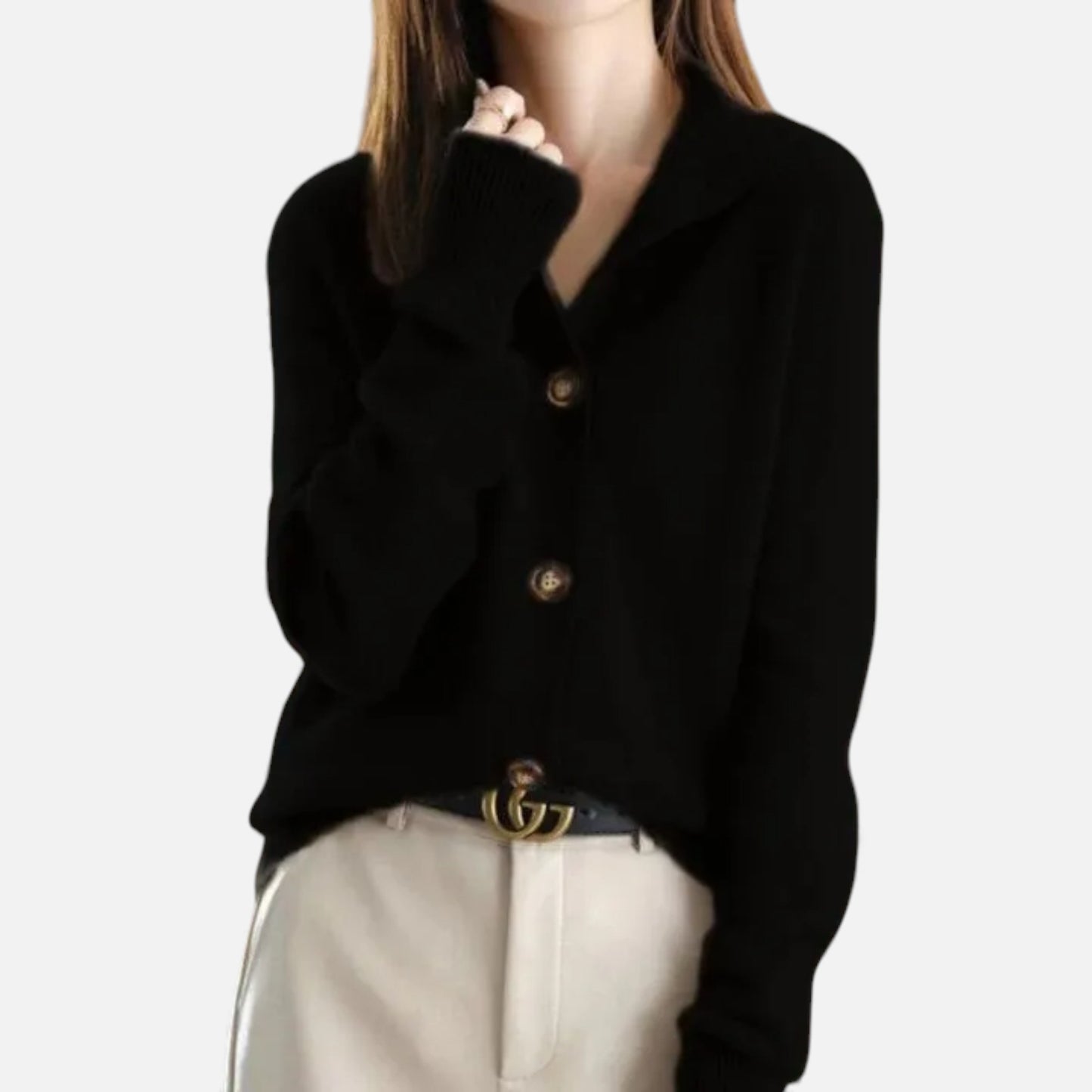 Morani | Women’s Stand-Collar Knit Cardigan