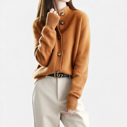 Morani | Women’s Stand-Collar Knit Cardigan