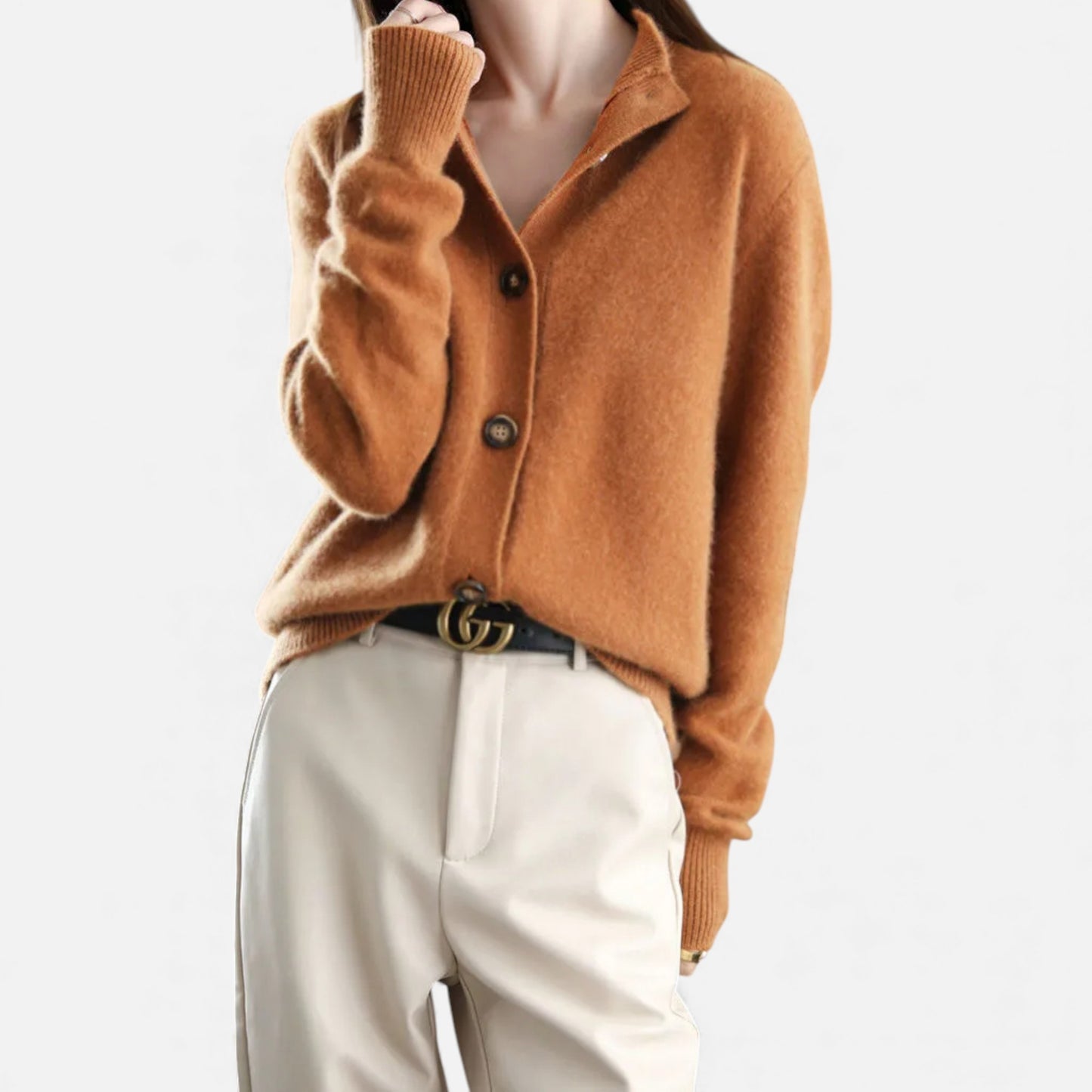 Morani | Women’s Stand-Collar Knit Cardigan