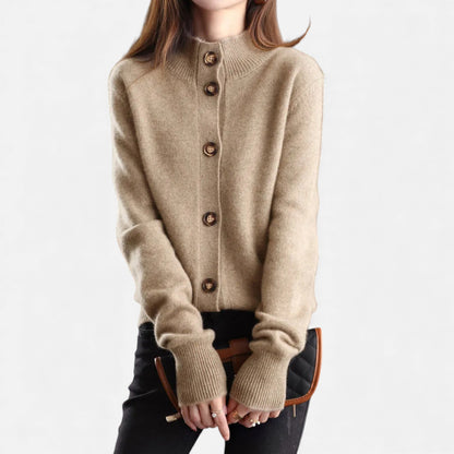 Morani | Women’s Stand-Collar Knit Cardigan