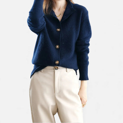 Morani | Women’s Stand-Collar Knit Cardigan