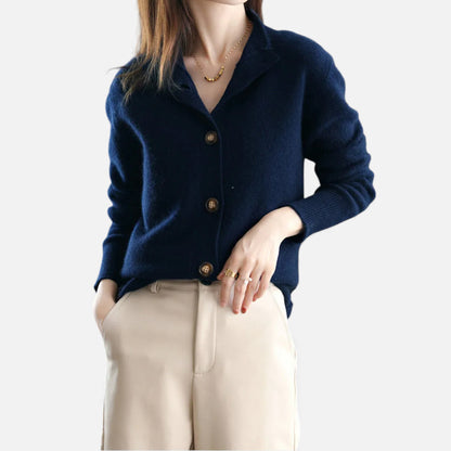 Morani | Women’s Stand-Collar Knit Cardigan