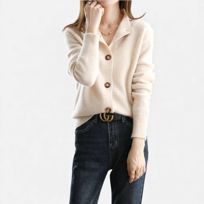 Morani | Women’s Stand-Collar Knit Cardigan