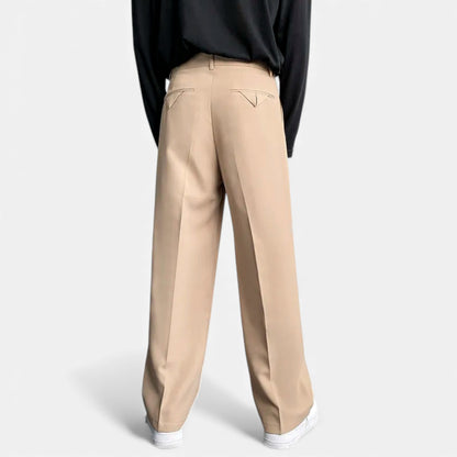 Morani | Men’s Draped Wide-Leg Trousers
