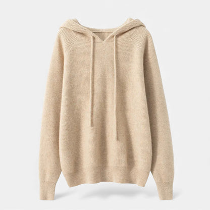 Morani | Women’s Hooded Cashmere‑Blend Pullover