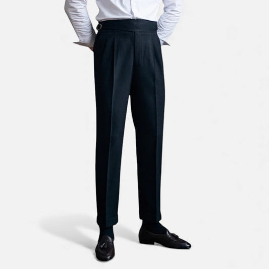 Morani | Women’s Straight‑Leg Wool Blend Trousers