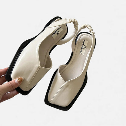 Morani | Women’s Square‑Heel Sling‑Back Pump