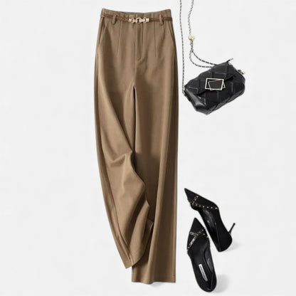 Morani | Women’s Wool Wide-Leg Trousers