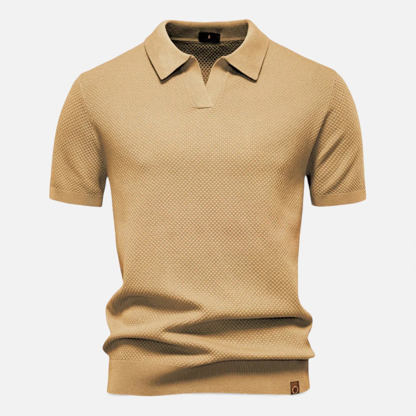 Morani | Men’s Wool Polo – Pineapple Heritage Print