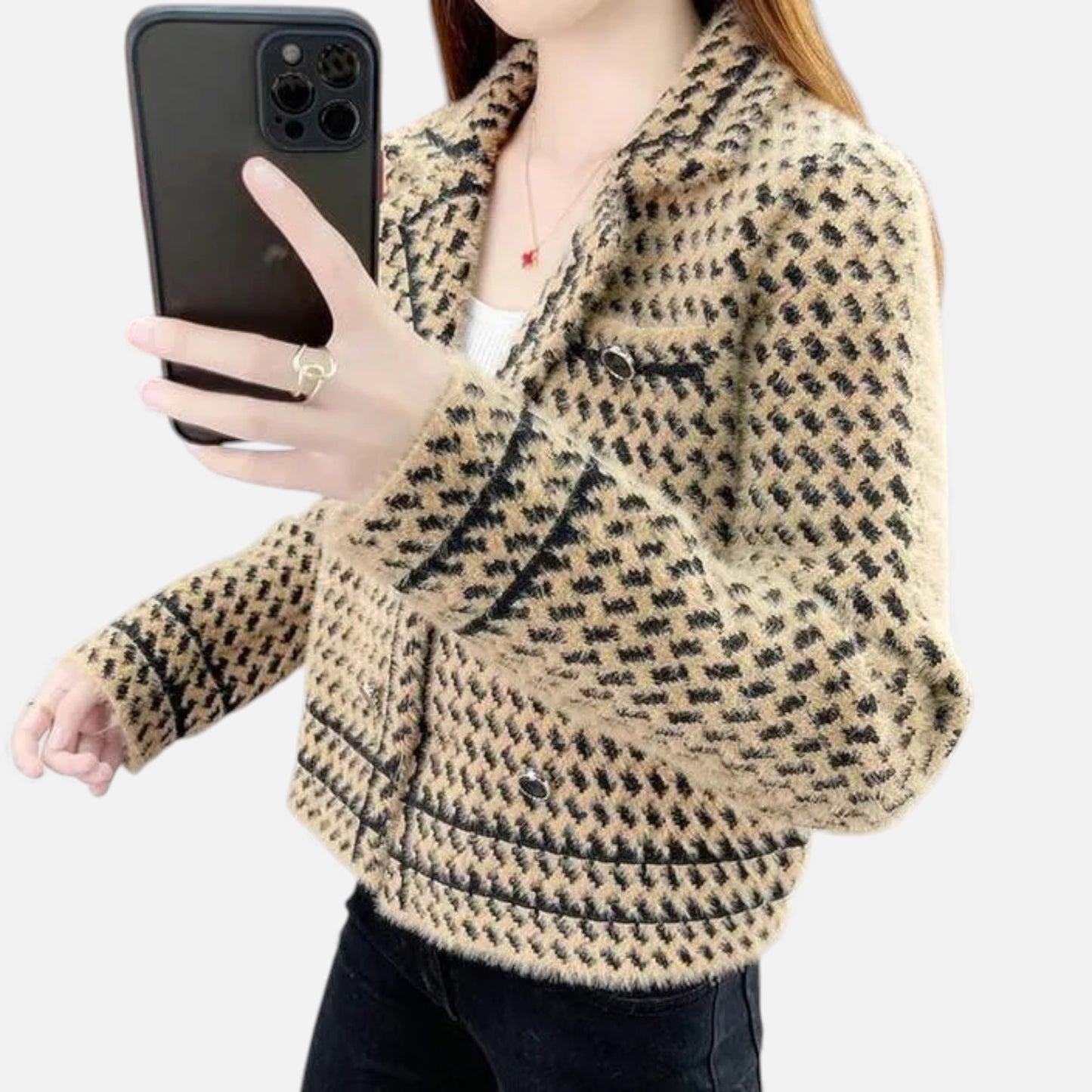 Morani | Women’s Wool-Blend Square-Collar Coat