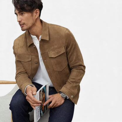 Morani | Men’s Polo‑Collar Shirt‑Jacket (Heritage Cotton)