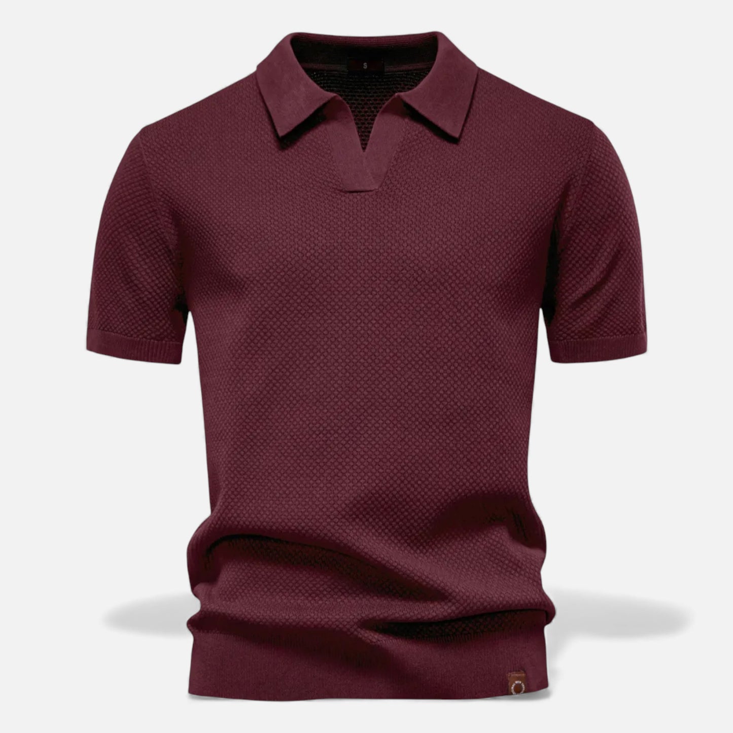 Morani | Men’s Wool Polo – Pineapple Heritage Print