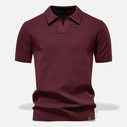 Morani | Men’s Wool Polo – Pineapple Heritage Print