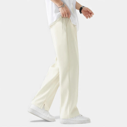 Morani | Men’s Silk-Touch Draped Trousers