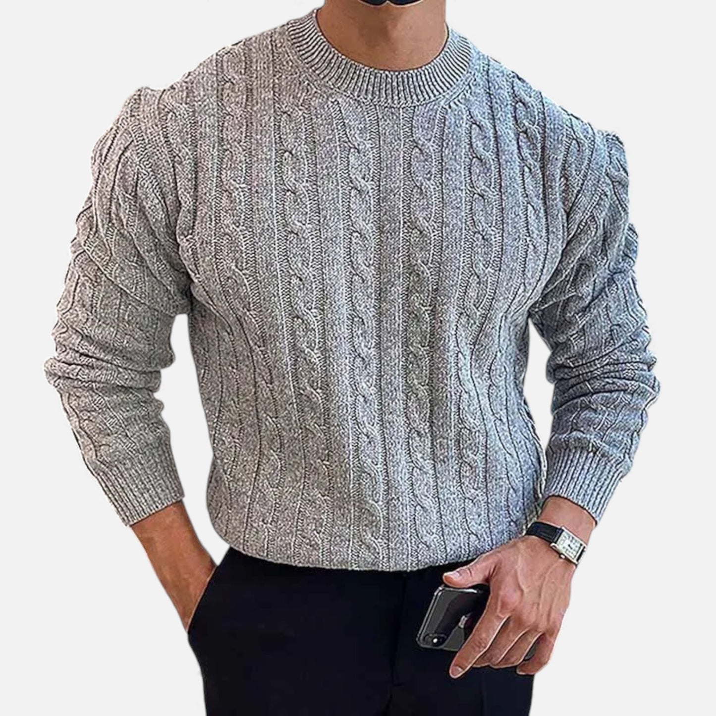 Morani | Men’s Heritage Ribbed Turtleneck Sweater