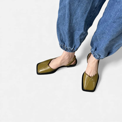 Morani | Women’s Square‑Heel Sling‑Back Pump