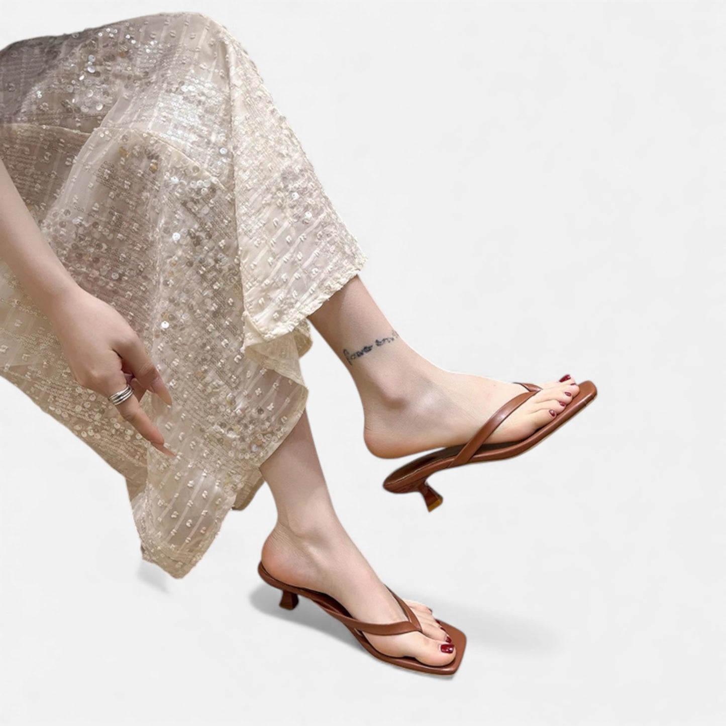 Morani | Women’s Leather Clip-Toe Slides