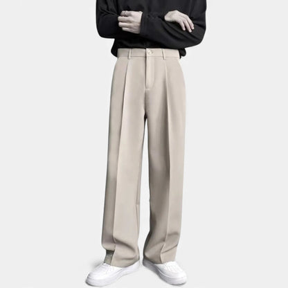 Morani | Men’s Draped Wide-Leg Trousers