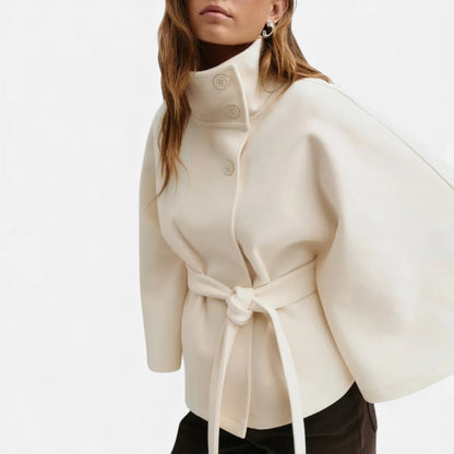 Morani | Women’s Batwing-Sleeve Wool-Touch Trench