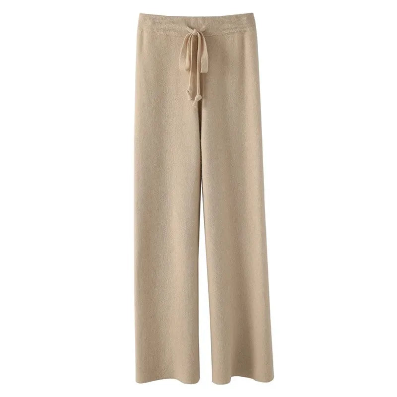 Morani | Women’s Heritage Knit Palazzo Trousers