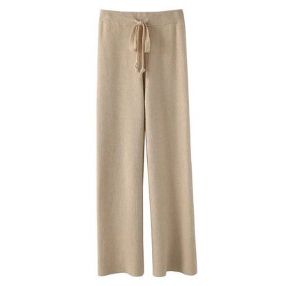 Morani | Women’s Heritage Knit Palazzo Trousers