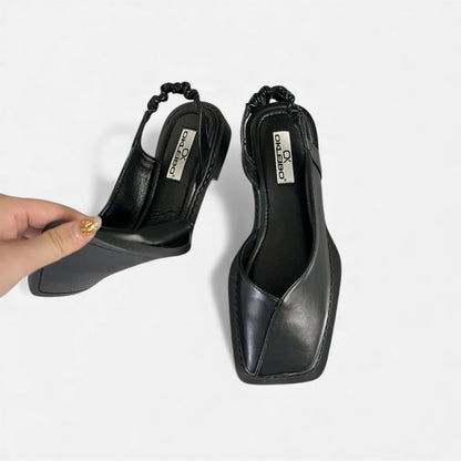 Morani | Women’s Square‑Heel Sling‑Back Pump