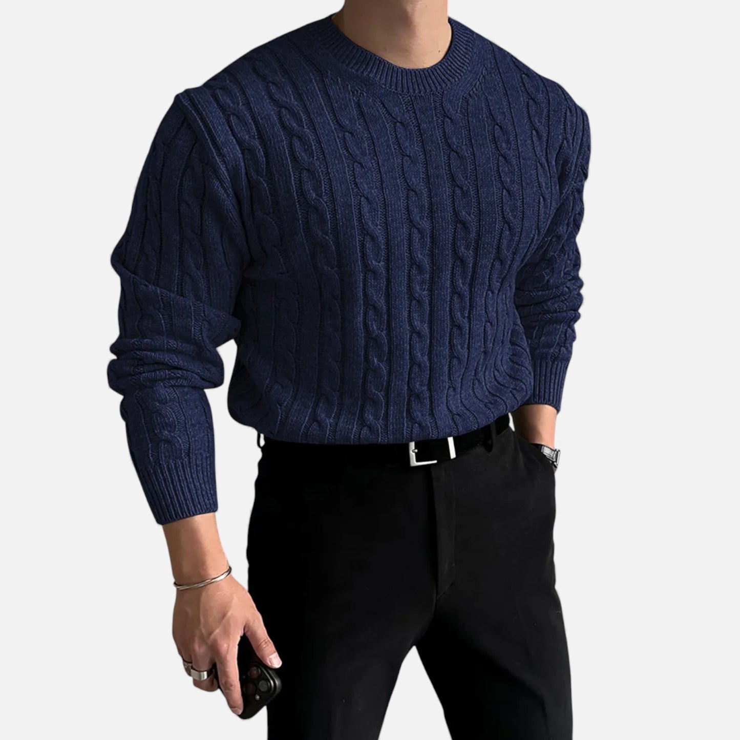 Morani | Men’s Heritage Ribbed Turtleneck Sweater