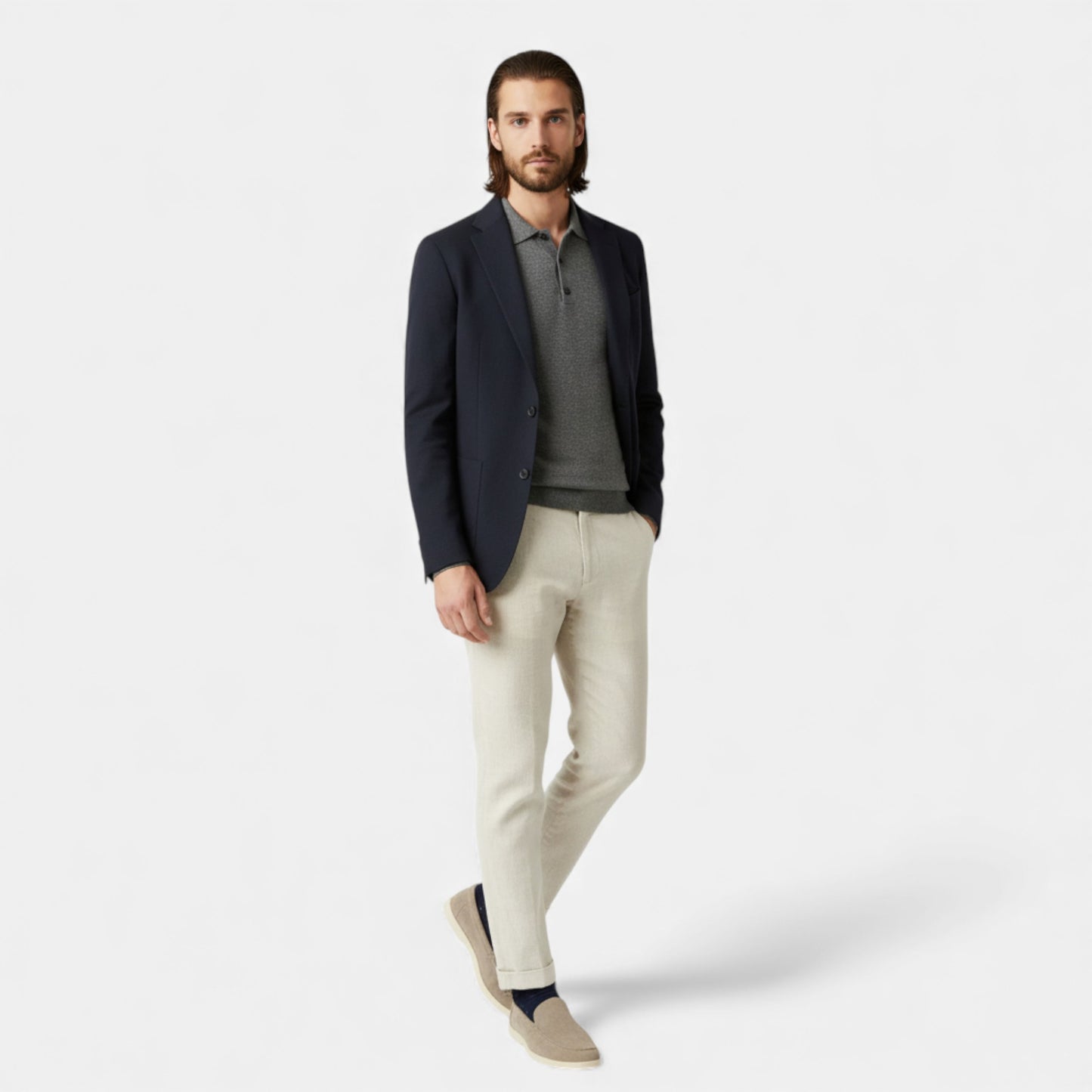 Morani | Men’s Driving Loafer in Suede Elegance