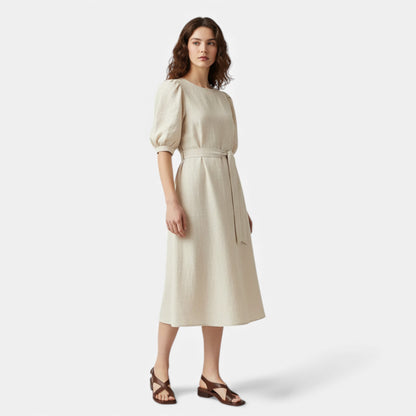 Morani | Women’s Heritage Brown Leather Toe‑Ring Sandals