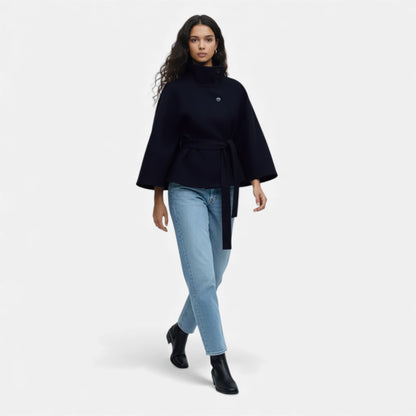 Morani | Women’s Batwing-Sleeve Wool-Touch Trench